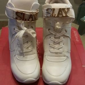 Katerina Embellished Wedge Sneaker